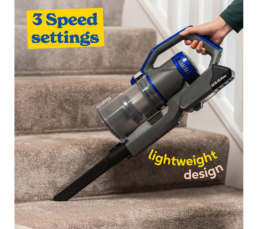 RUSSELL HOBBS Turbo Charge RHHS5101 Cordless Vacuum Cleaner - Grey & Blue image number 7 of 15