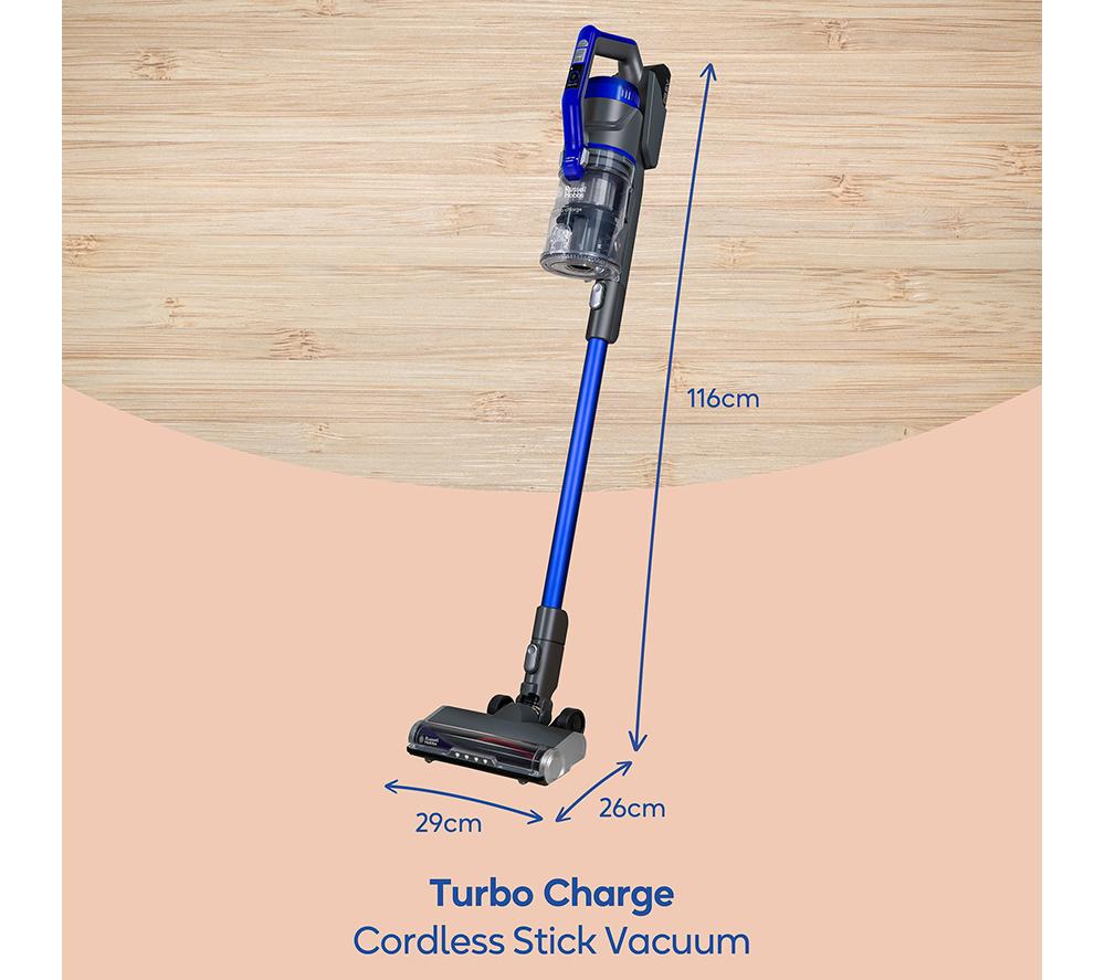 RUSSELL HOBBS Turbo Charge RHHS5101 Cordless Vacuum Cleaner - Grey & Blue image number 13 of 15