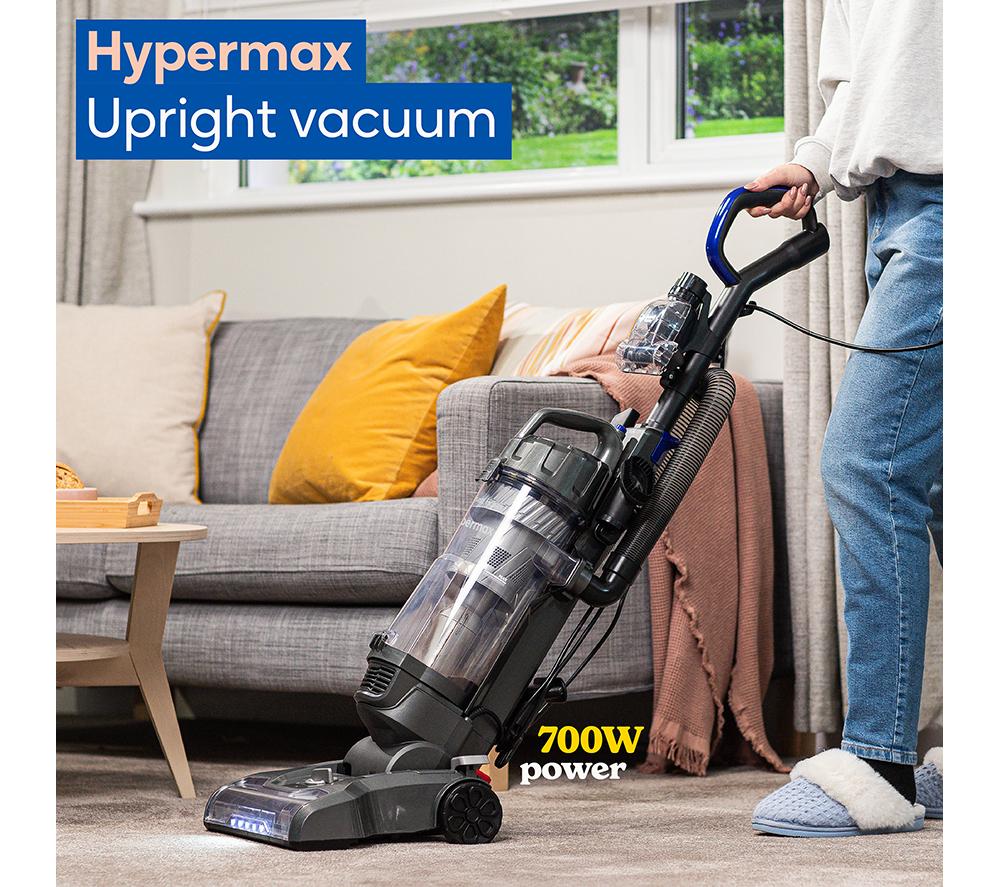 RUSSELL HOBBS Hypermax RHUV7001 Upright Bagless Vacuum Cleaner - Grey & Blue image number 3 of 15