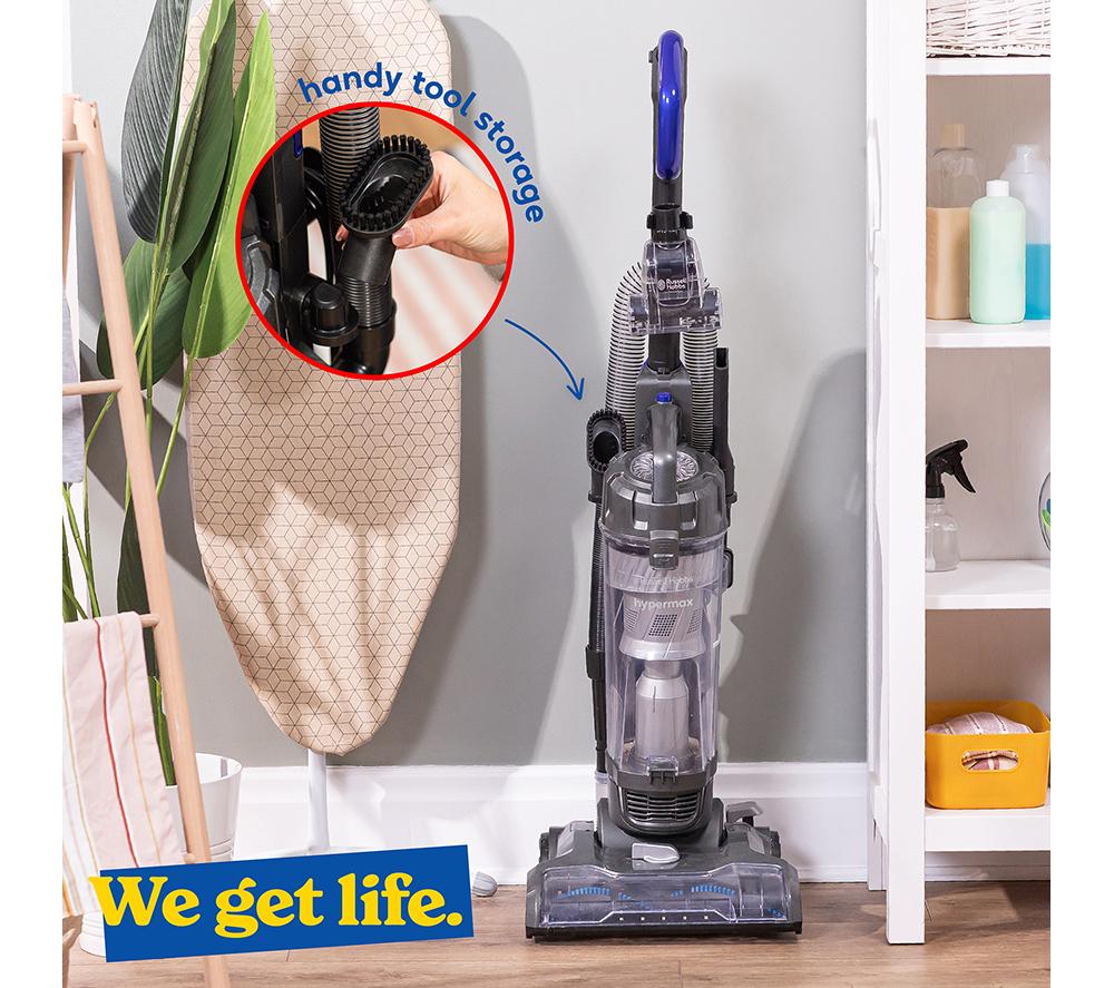 RUSSELL HOBBS Hypermax RHUV7001 Upright Bagless Vacuum Cleaner - Grey & Blue image number 8 of 15