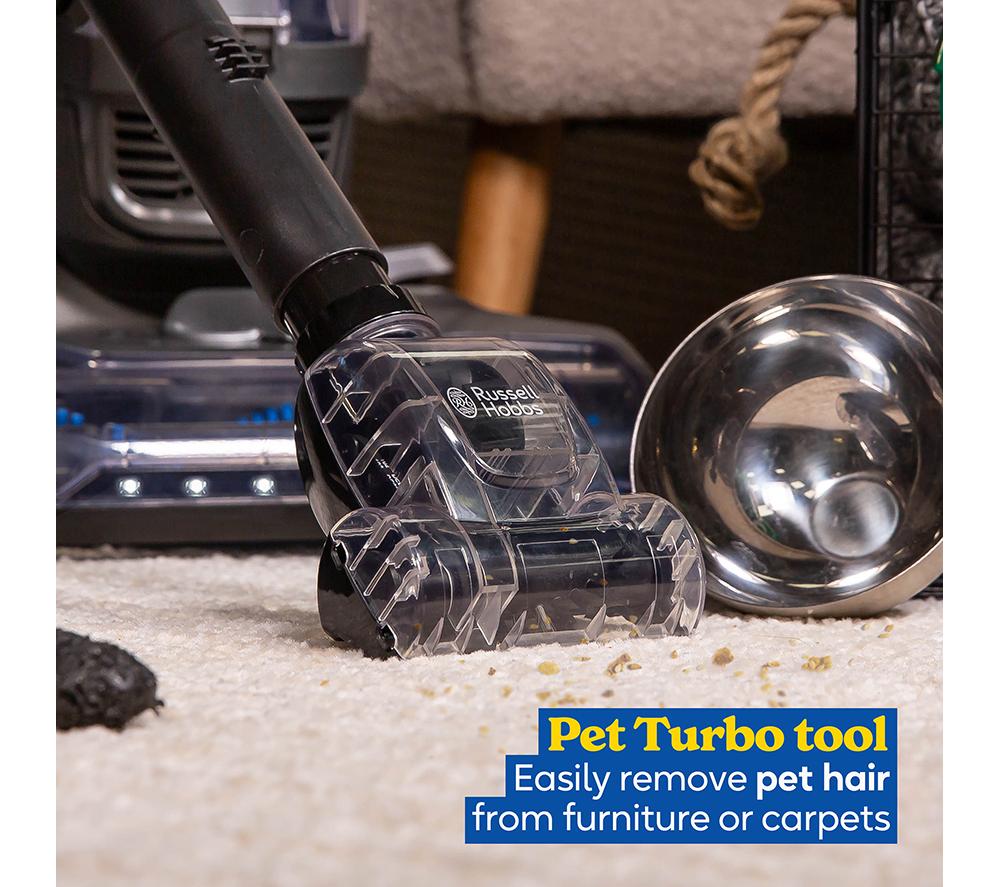 RUSSELL HOBBS Hypermax RHUV7001 Upright Bagless Vacuum Cleaner - Grey & Blue image number 12 of 15