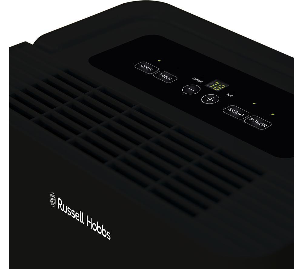 RUSSELL HOBBS RHDH1001B Dehumidifier - Black image number 2 of 3