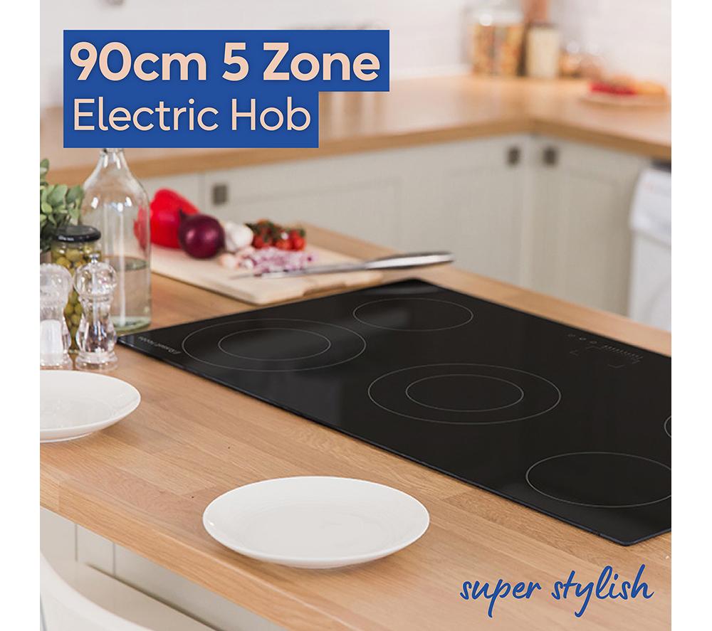 RUSSELL HOBBS RH90EH7011 90 cm Electric Ceramic Hob - Black image number 4 of 8
