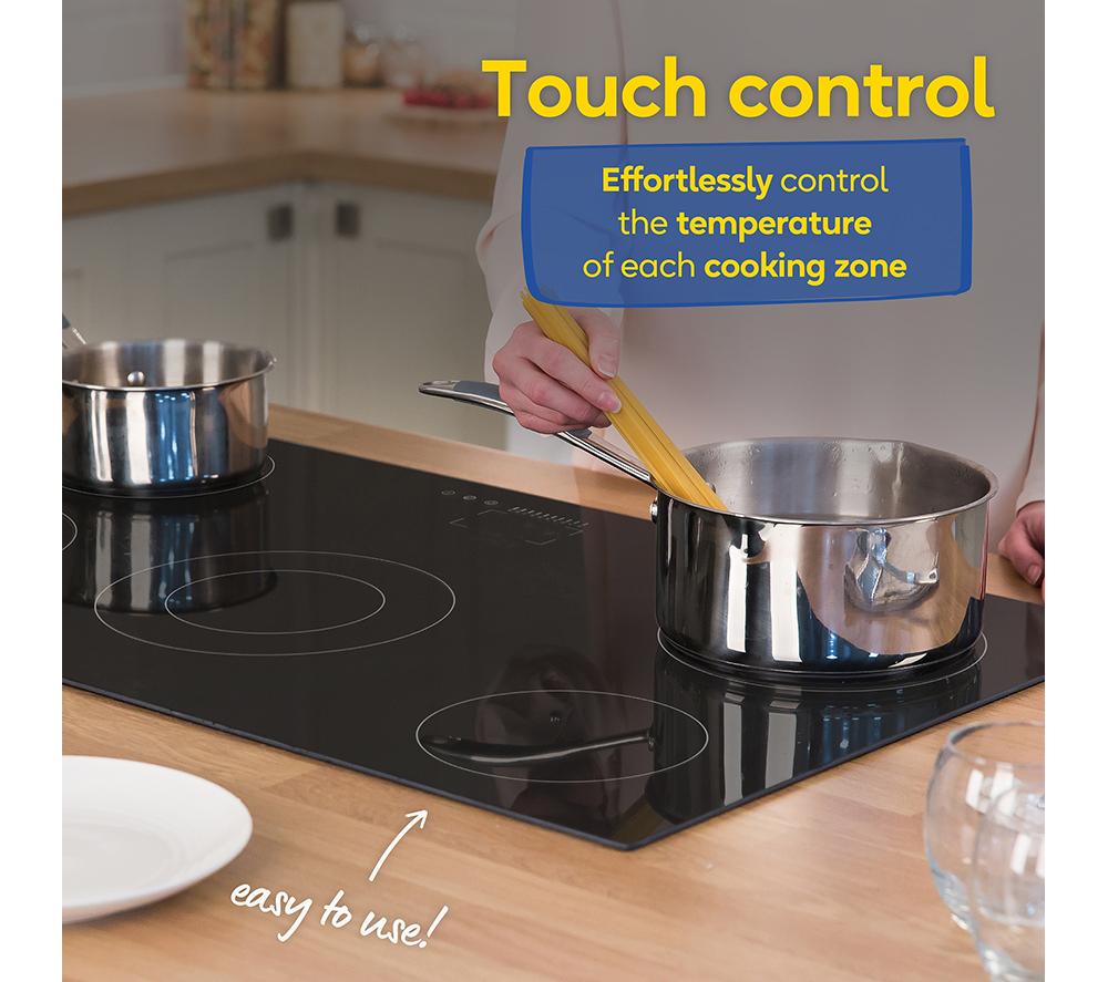 RUSSELL HOBBS RH90EH7011 90 cm Electric Ceramic Hob - Black image number 6 of 8