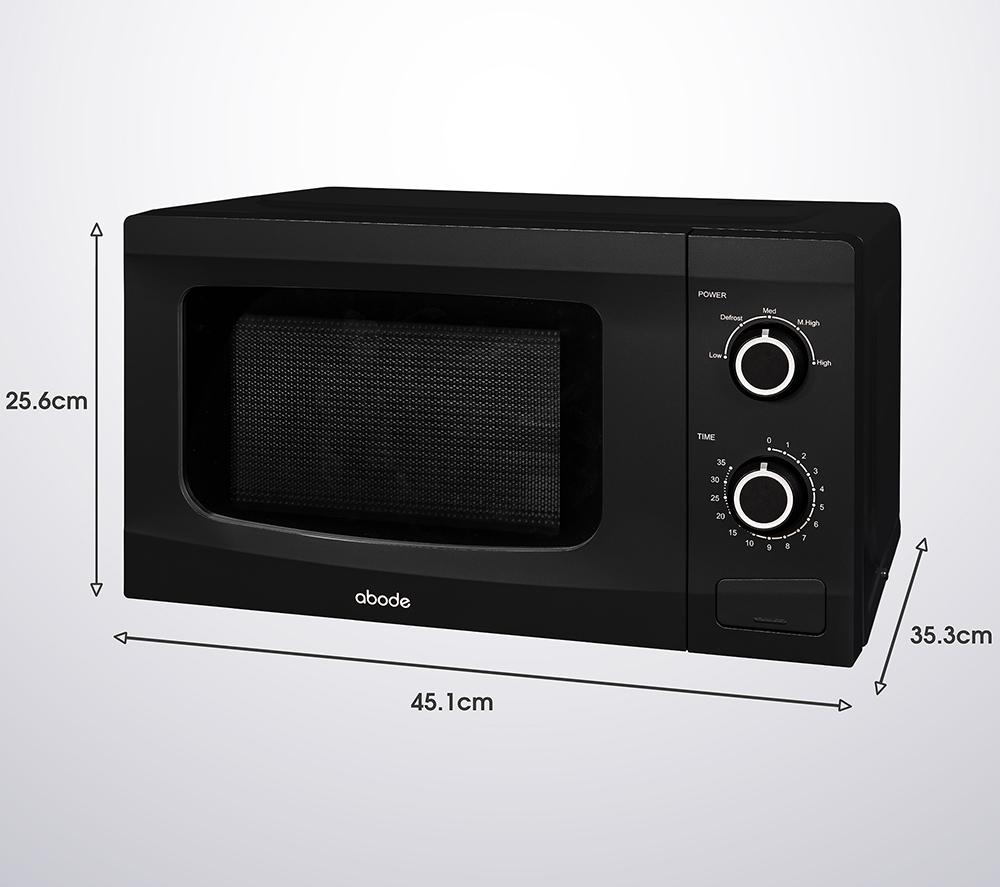 ABODE AMM2001B Compact Solo Microwave - Black image number 7 of 7