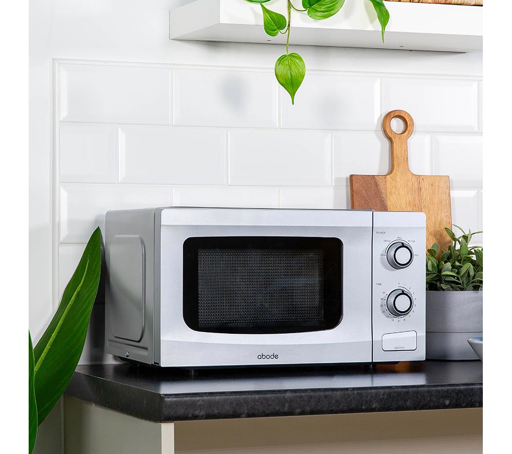 ABODE AMM2001S Compact Solo Microwave - Silver image number 7 of 7
