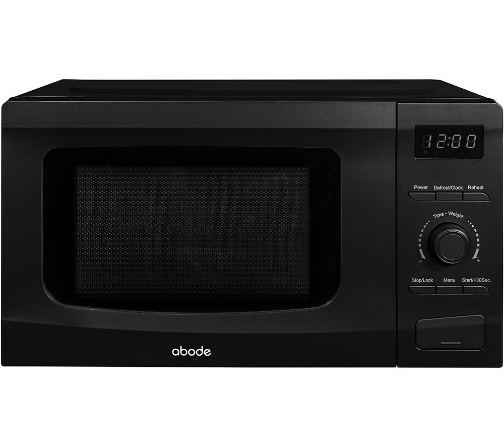 Image of ABODE AMD2002B Compact Solo Microwave - Black, Black