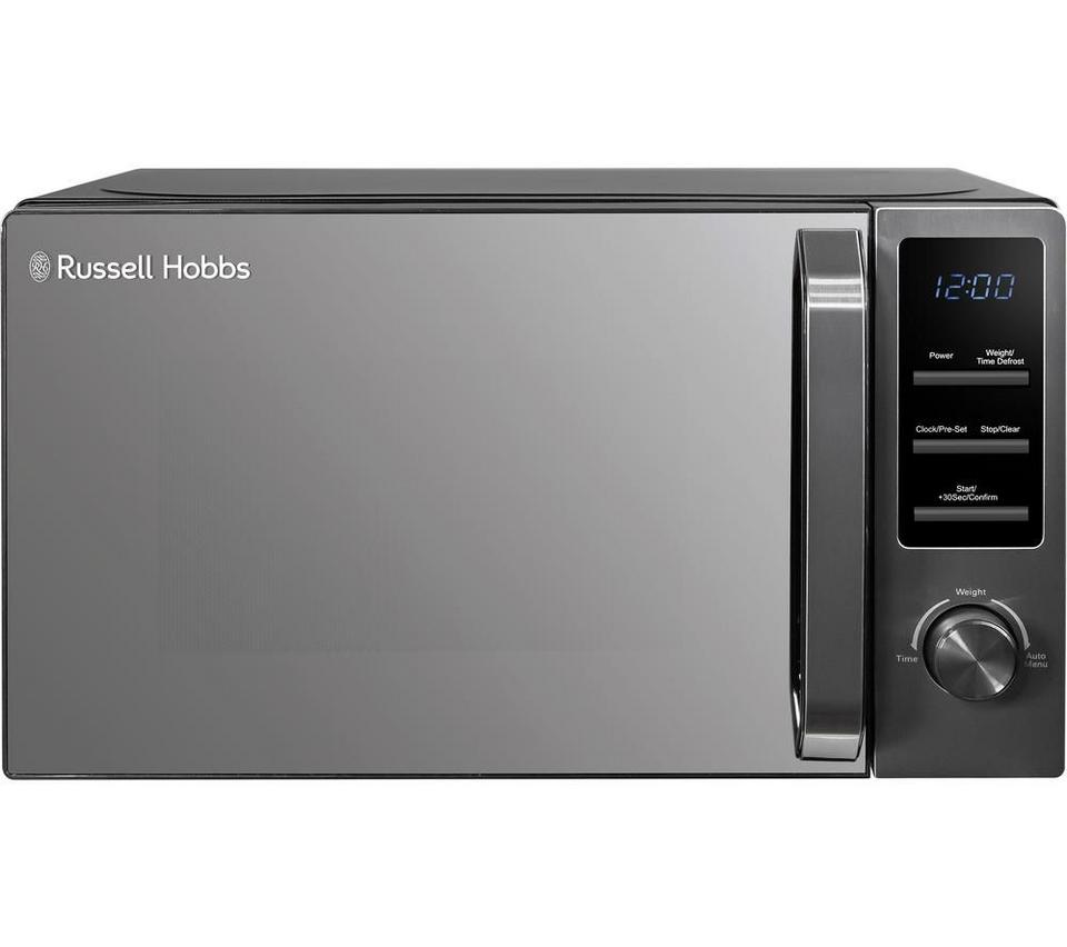 RUSSELL HOBBS Midnight Collection RHM2028DS Solo Microwave - Dark Steel