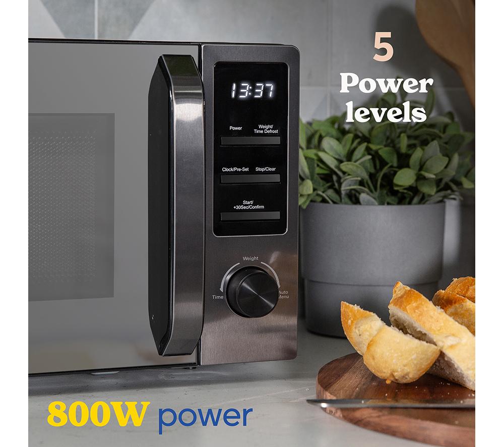RUSSELL HOBBS Midnight Collection RHM2028DS Solo Microwave - Dark Steel image number 3 of 6