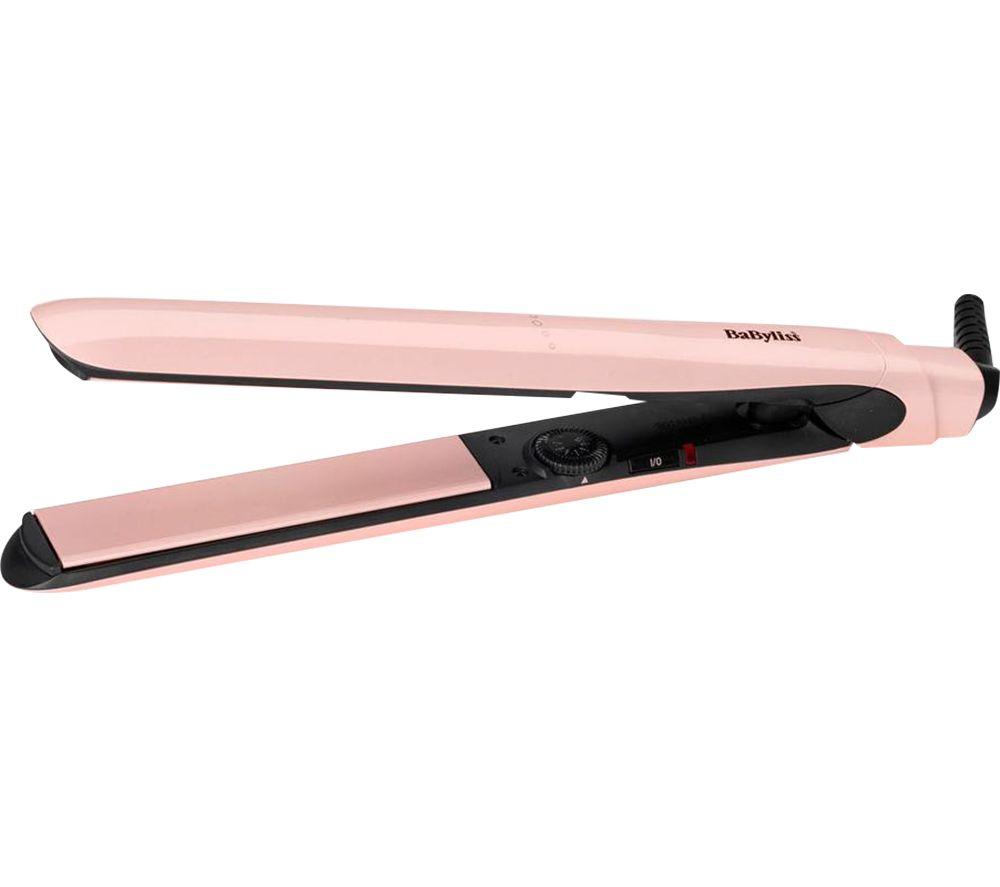 BABYLISS Rose Blush 235 Hair Straightener - Pink, Silver/Grey