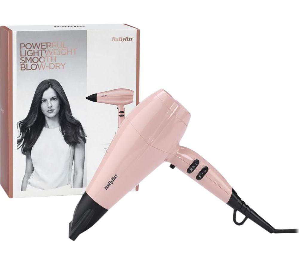 BABYLISS Rose Blush 5337U 2200 Hair Dryer - Pink image number 5 of 7