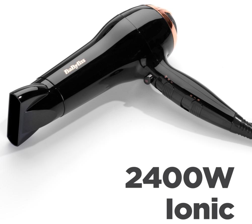 BABYLISS Rose Lustre 2400 Hair Dryer - Black image number 2 of 7