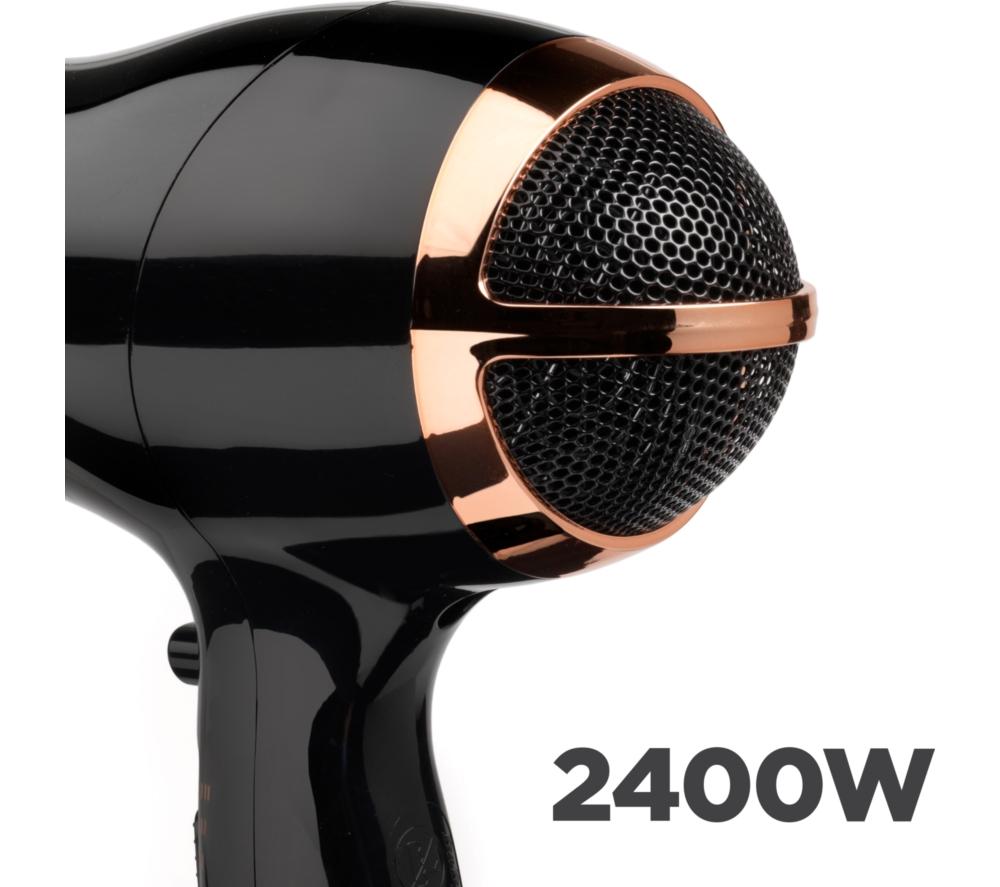 BABYLISS Rose Lustre 2400 Hair Dryer - Black image number 4 of 7