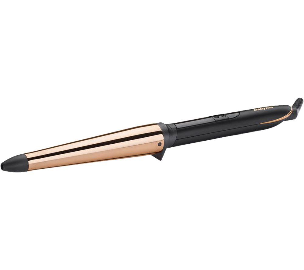 babyliss titanium brilliance 2358u curling wand - gold & black