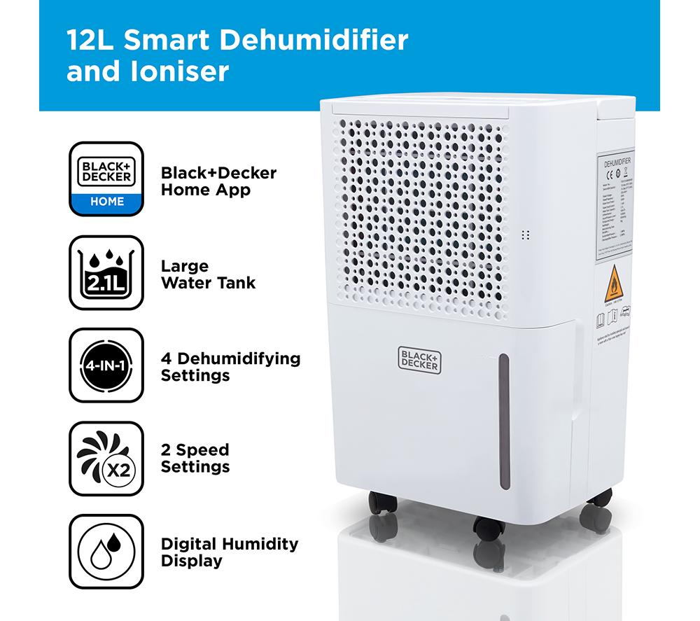 BLACK + DECKER BXEH60016GB Smart Dehumidifier & Air Purifier image number 2 of 12