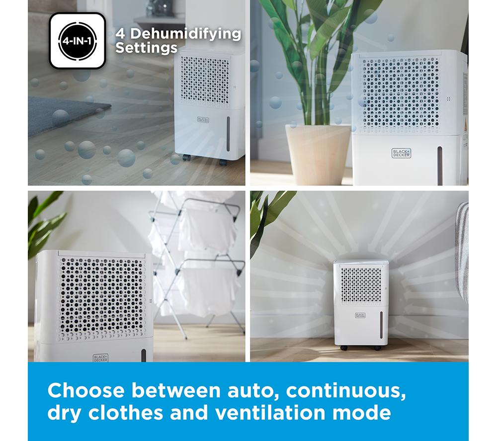 BLACK + DECKER BXEH60016GB Smart Dehumidifier & Air Purifier image number 5 of 12