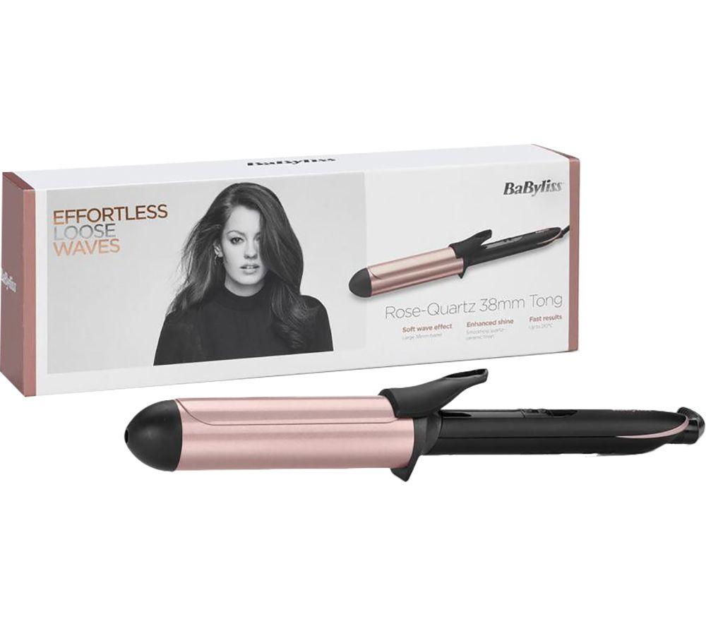 BABYLISS Rose-Quartz 2453U Curling Tong - Black & Pink image number 3 of 6
