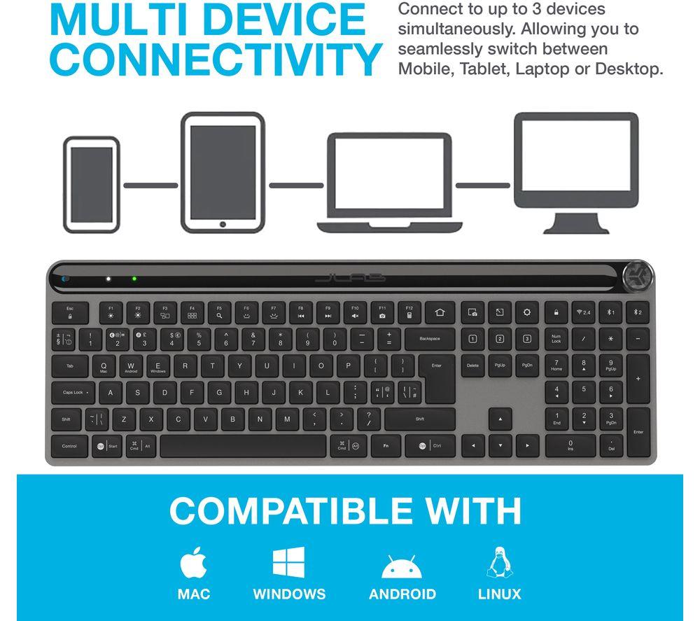 JLAB Epic Wireless Keyboard - Black image number 2 of 8