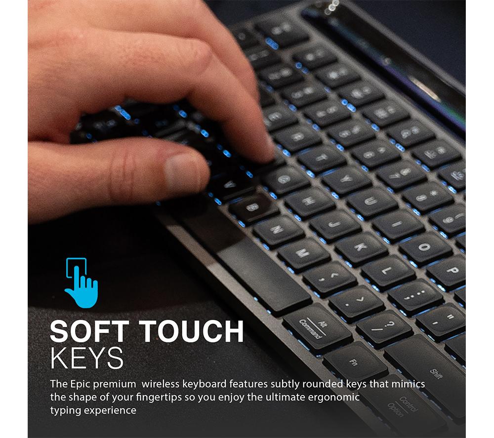 JLAB Epic Wireless Keyboard - Black image number 7 of 8