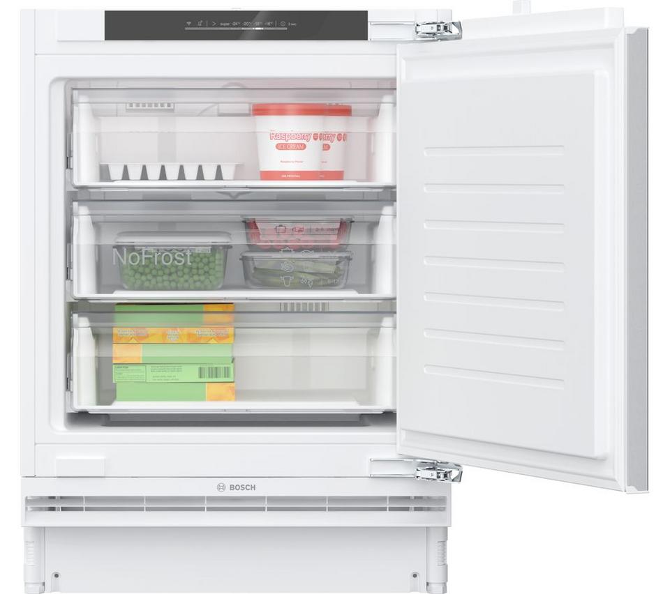 BOSCH Series 4 GUN21VFE0G Integrated Undercounter Freezer - Fixed Hinge