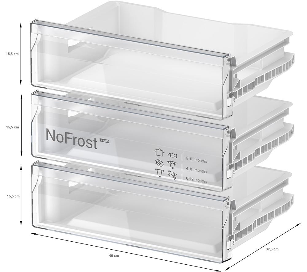 BOSCH Series 4 GUN21VFE0G Integrated Undercounter Freezer - Fixed Hinge image number 4 of 8