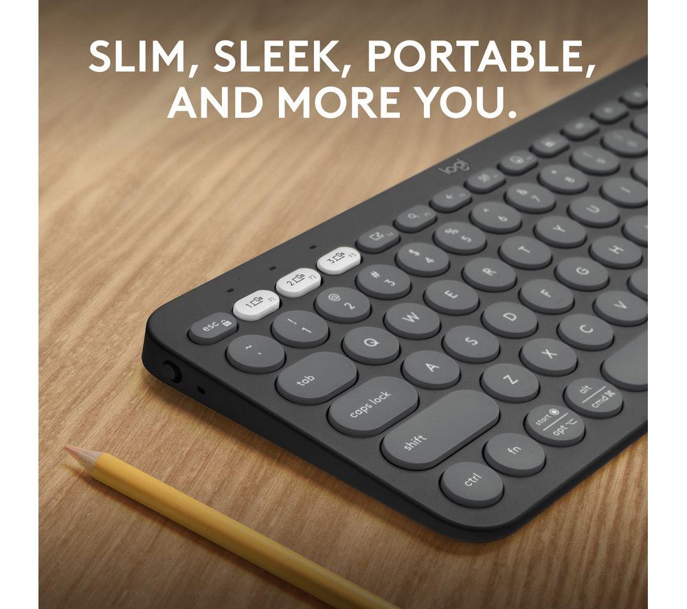 Buy LOGITECH Pebble Keys 2 K380S Wireless Keyboard - Black