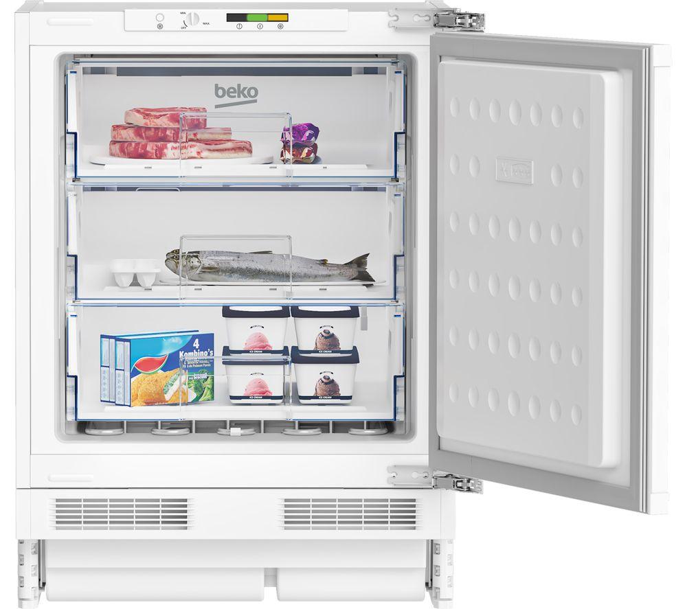 BEKO BSF4682 Integrated Undercounter Freezer - Fixed Hinge image number 3 of 6