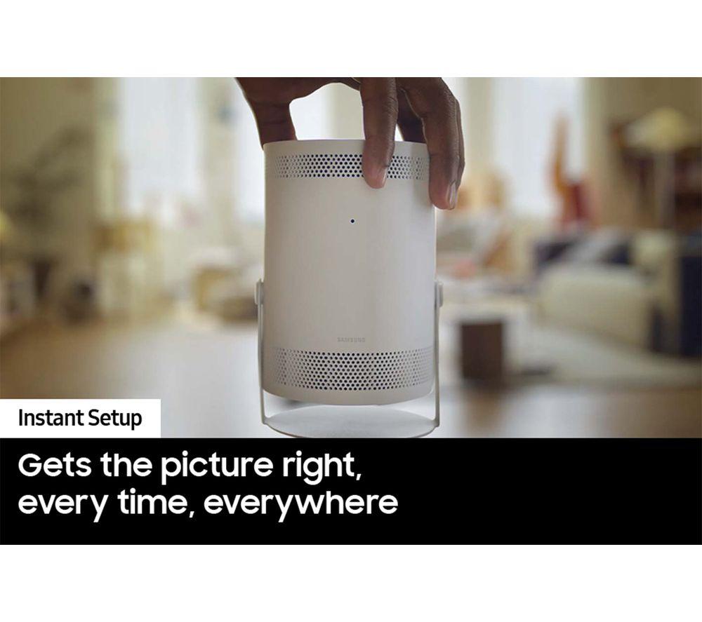 SAMSUNG The Freestyle (2nd Gen) SP-LFF3CLAXXXU Smart Full HD TV Projector with Amazon Alexa & Bixby - White image number 4 of 14