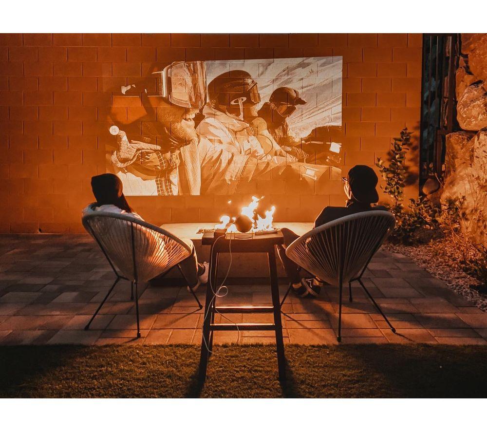 SAMSUNG The Freestyle (2nd Gen) SP-LFF3CLAXXXU Smart Full HD TV Projector with Amazon Alexa & Bixby - White image number 7 of 14