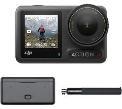 DJI Osmo Action 4 Adventure Combo 4K Ultra HD Action Camera - Black