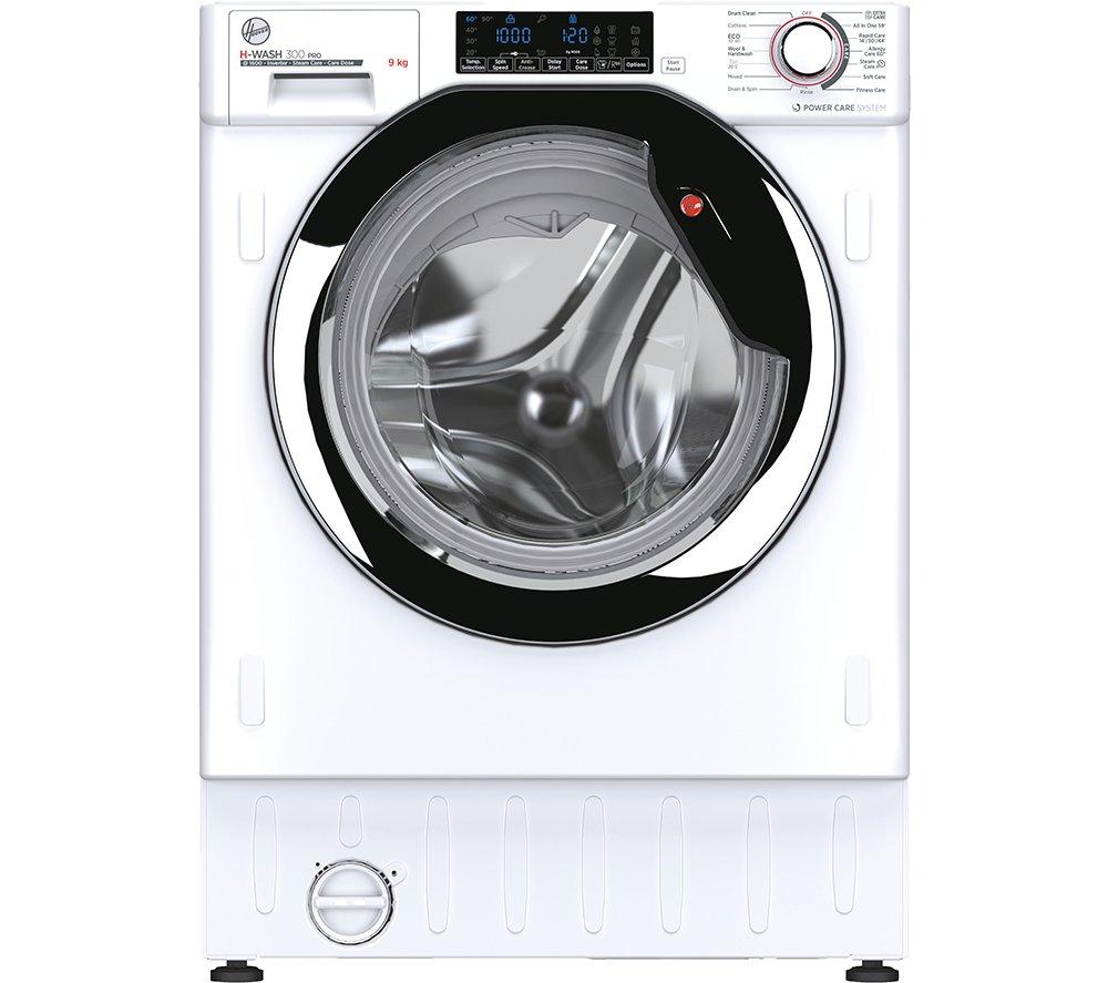 HOOVER HBWODS69TAMCE/80 Integrated WiFi-enabled 9 kg 1600 Spin Washing Machine, White