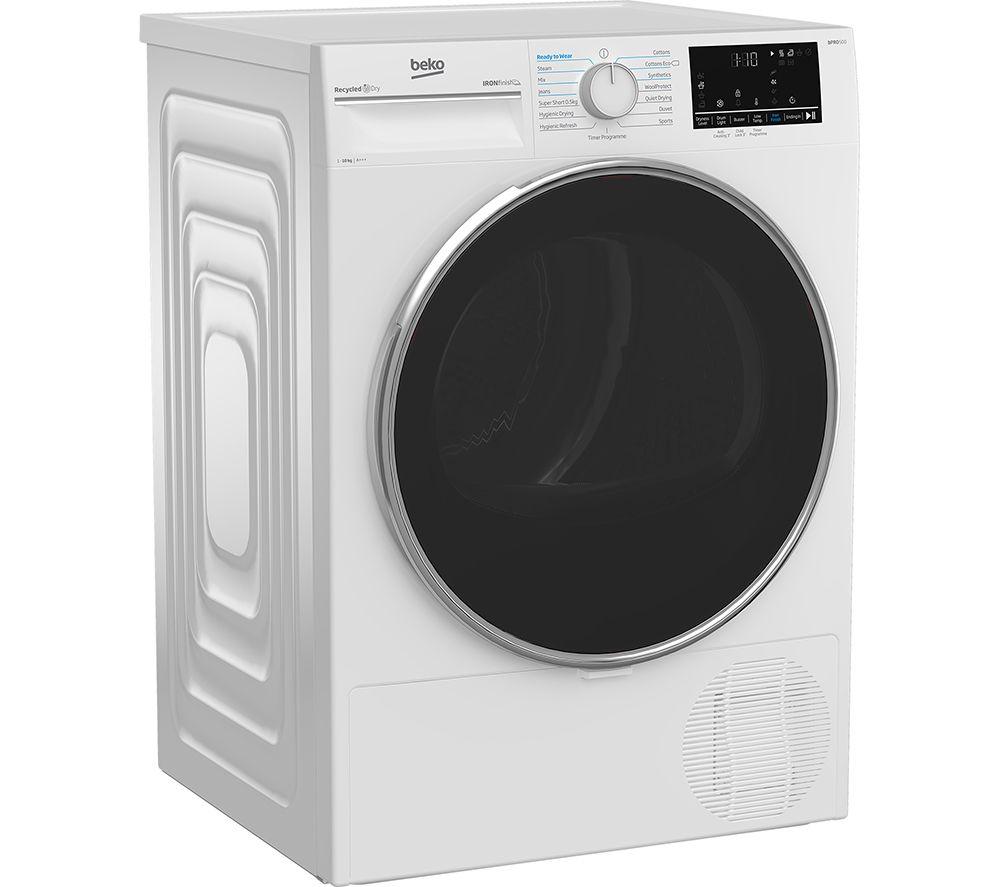 Image of BEKO B5T41024IW 10 kg Heat Pump Tumble Dryer - White, White