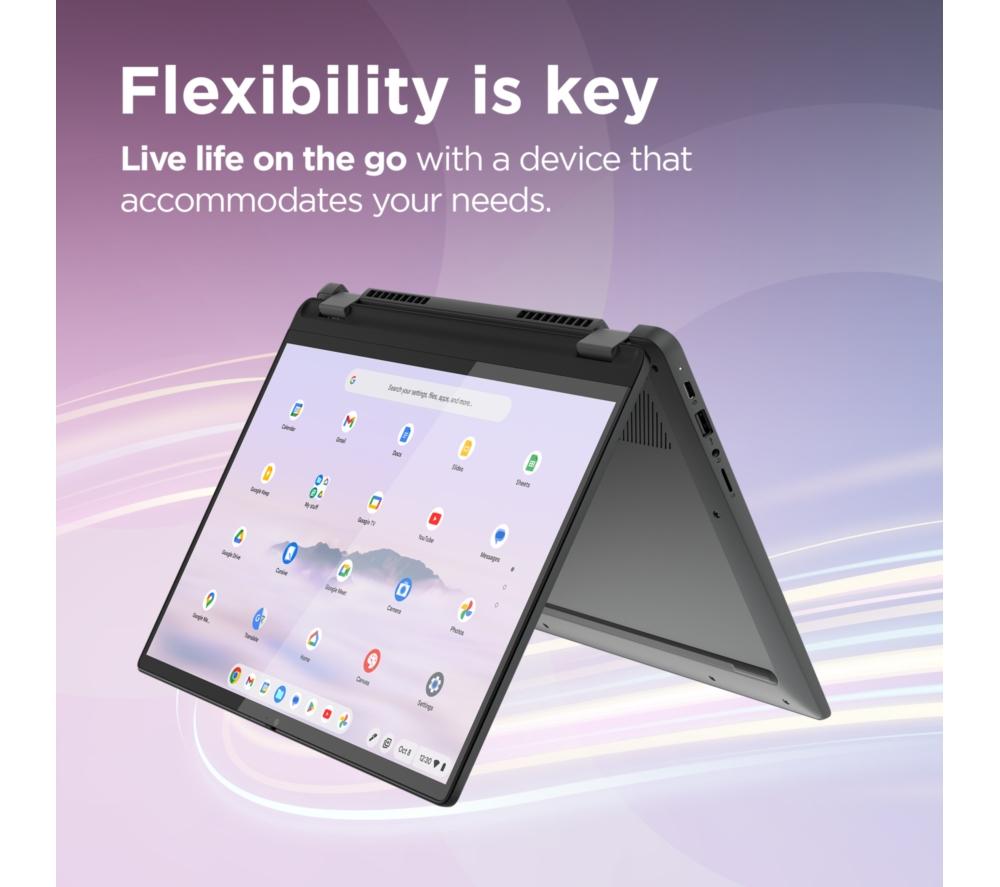 LENOVO IdeaPad Slim 3i 14" Chromebook Plus - Intel® Core™ i3, 256 GB eMMC, Grey