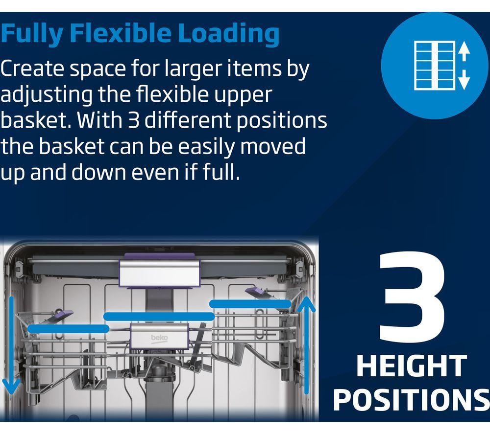 BEKO Pro BDIN38560CF Full-size Fully Integrated Dishwasher image number 7 of 22