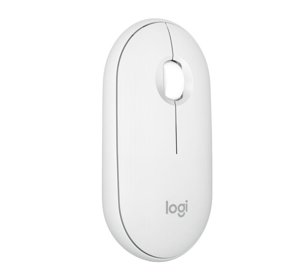 LOGITECH Pebble 2 M350S Wireless Optical Mouse - Offwhite, Cream,White