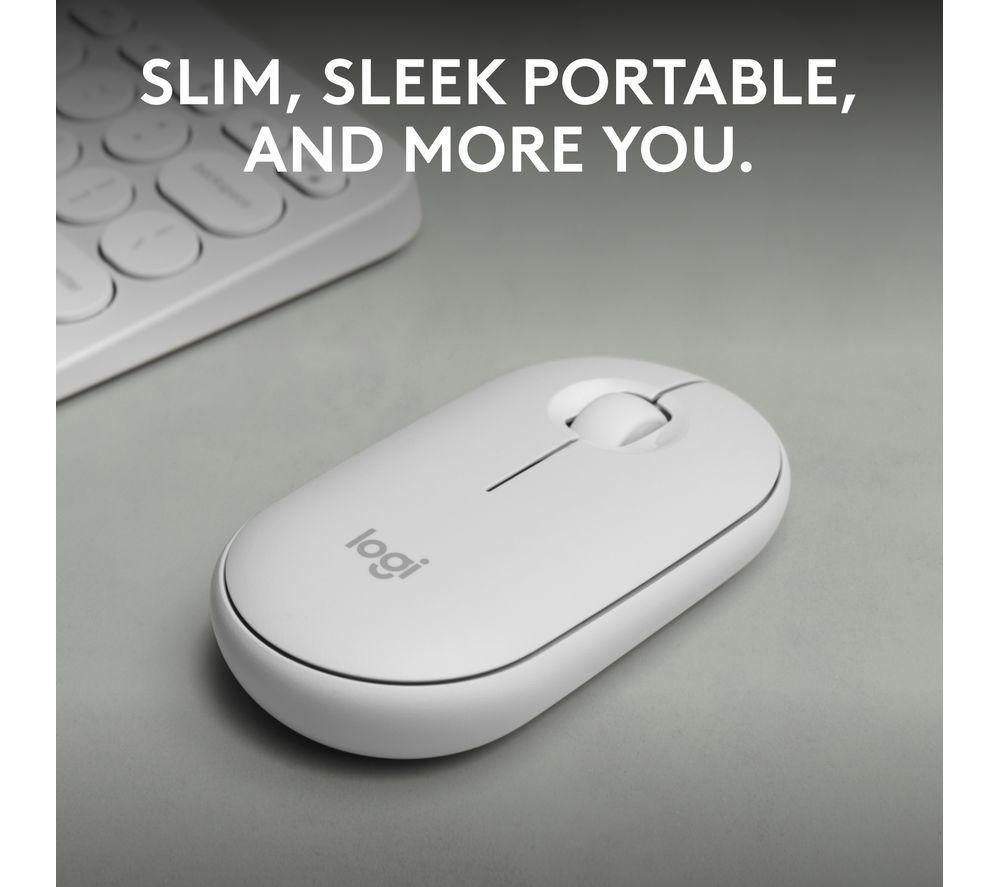 LOGITECH Pebble 2 M350S Wireless Optical Mouse - Offwhite image number 2 of 10