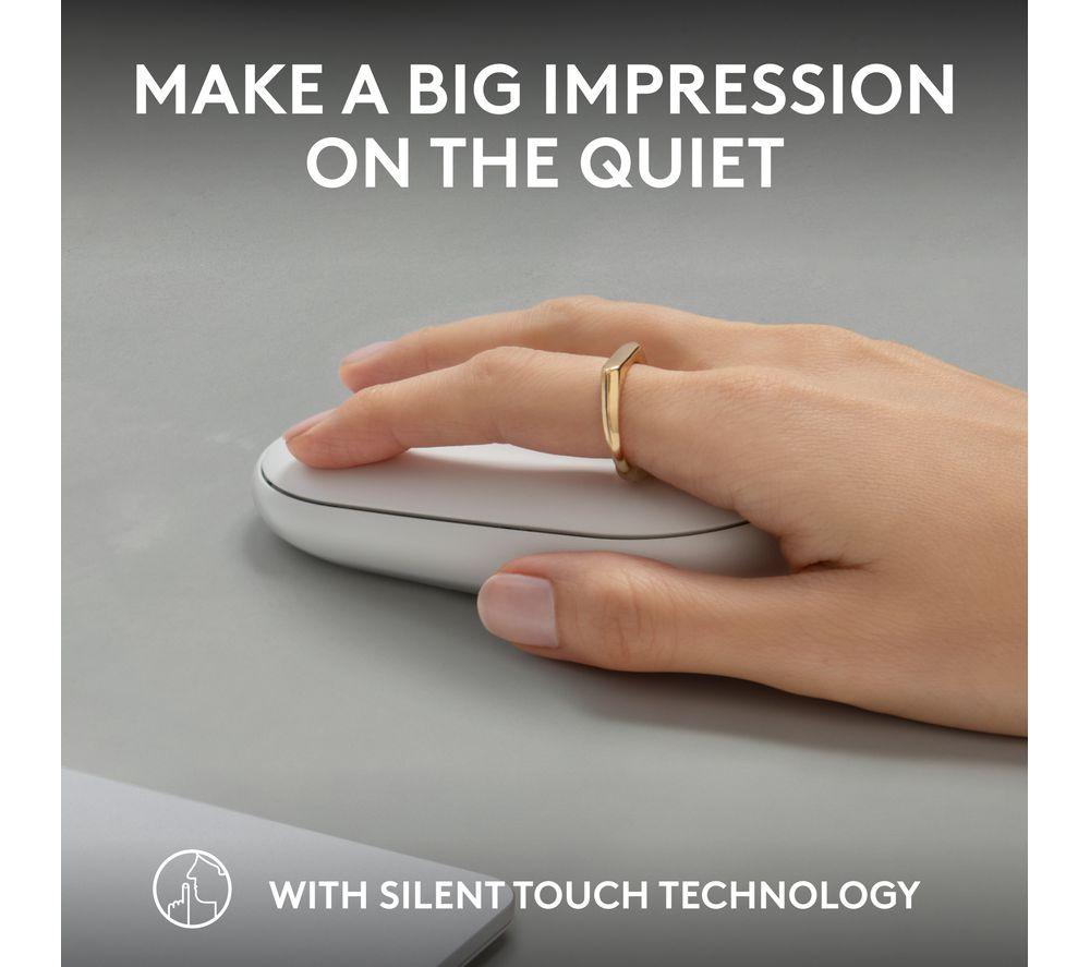 LOGITECH Pebble 2 M350S Wireless Optical Mouse - Offwhite image number 5 of 10