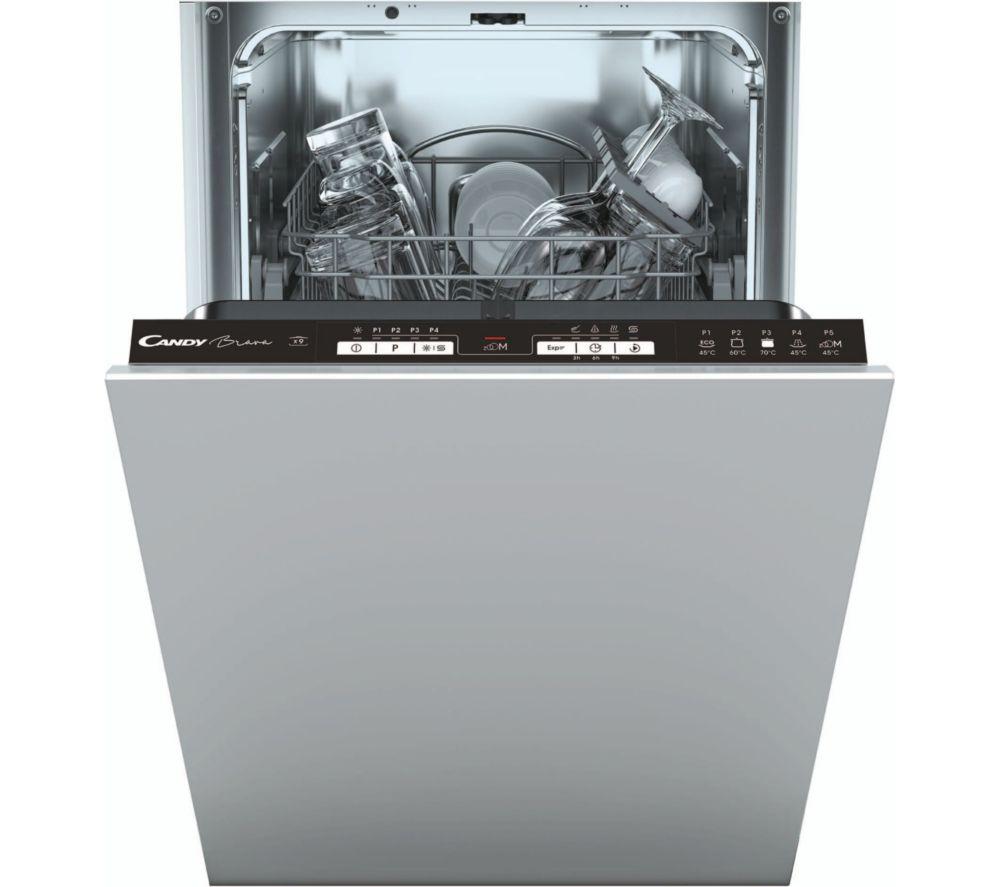 CANDY Brava CDIH 2L952-80 Slimline Fully Integrated Dishwasher, Black