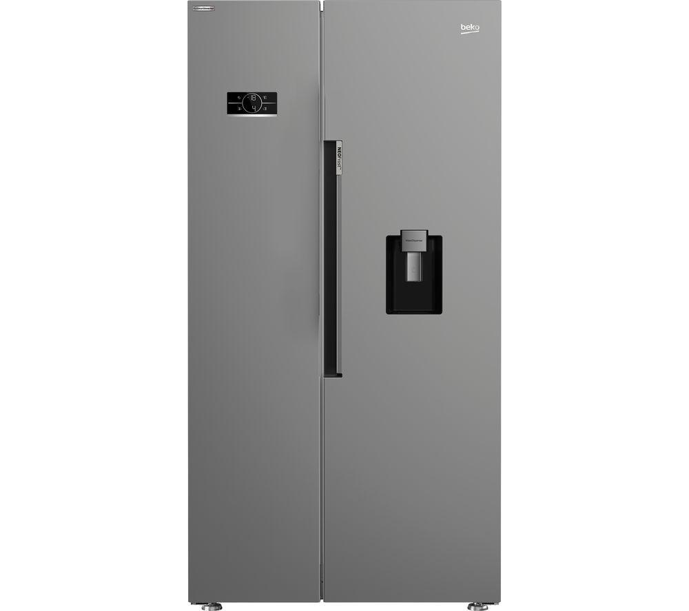 BEKO ASD2542VX American-Style Fridge Freezer - Stainless Steel, Stainless Steel