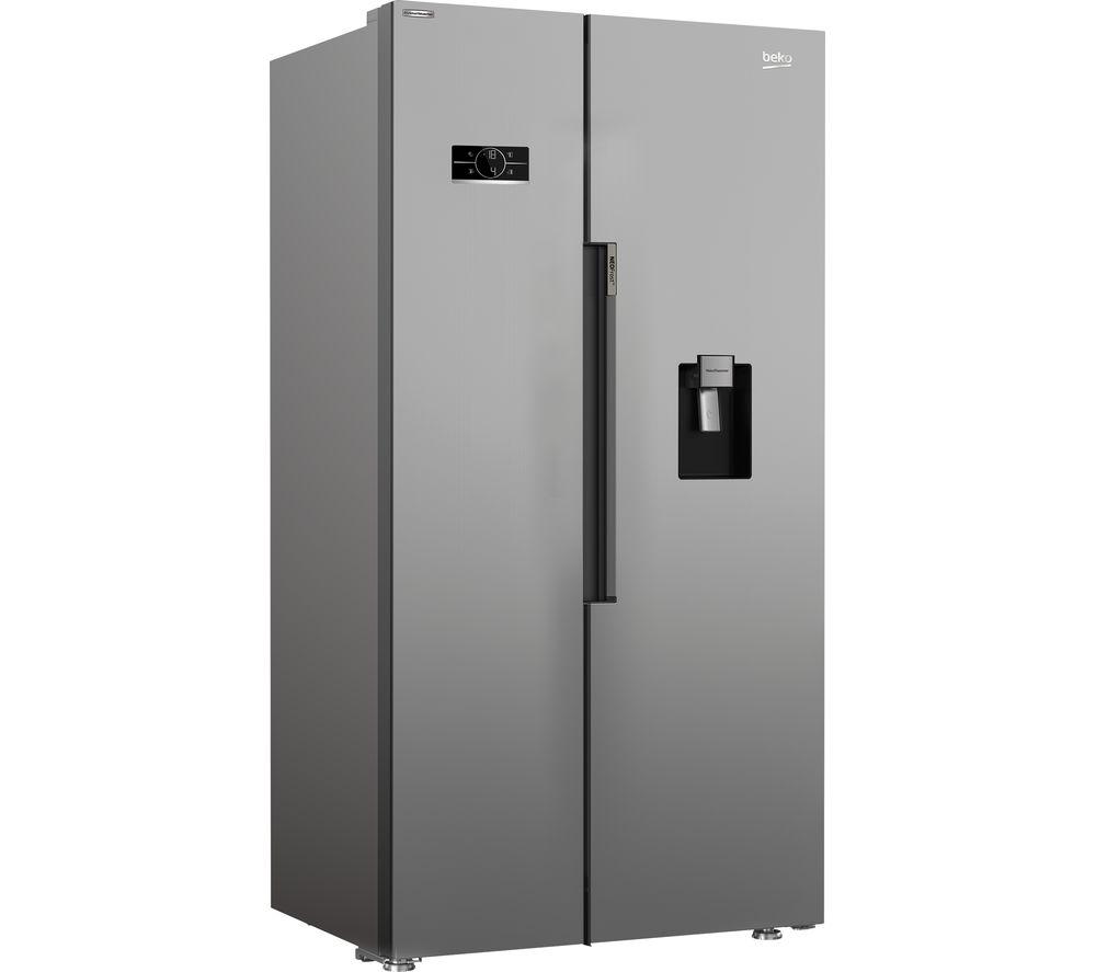 BEKO Pro ASD2542VX American-Style Fridge Freezer - Stainless Steel image number 2 of 13
