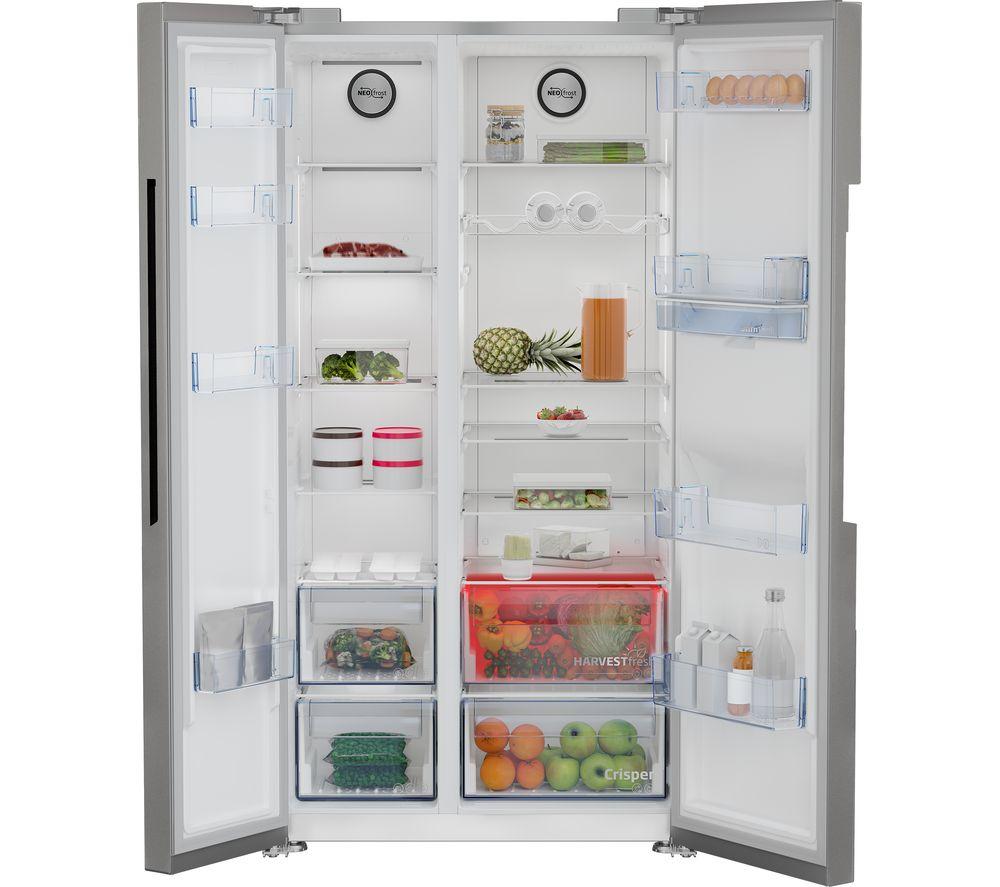 BEKO Pro ASD2542VX American-Style Fridge Freezer - Stainless Steel image number 4 of 13