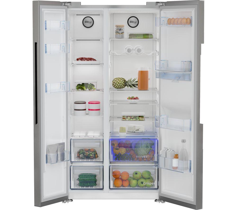 BEKO Pro ASD2542VX American-Style Fridge Freezer - Stainless Steel image number 5 of 13