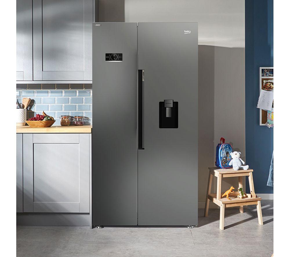 BEKO Pro ASD2542VX American-Style Fridge Freezer - Stainless Steel image number 6 of 13