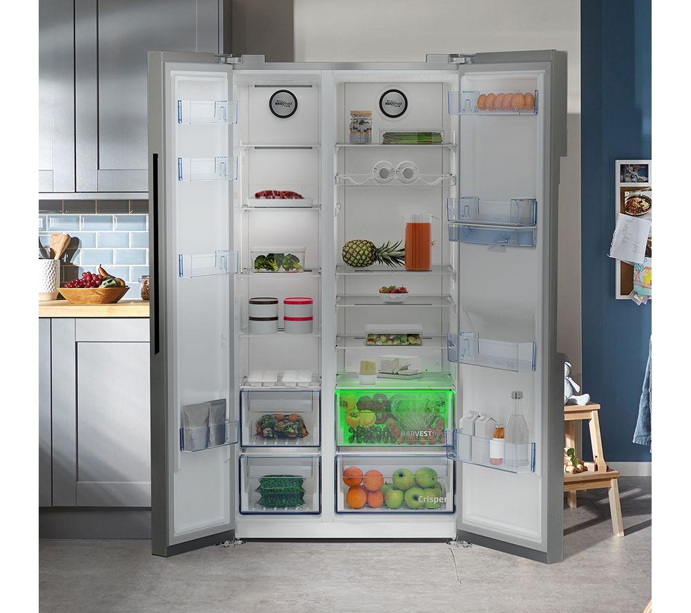 BEKO Pro ASD2542VX American-Style Fridge Freezer - Stainless Steel image number 7 of 13