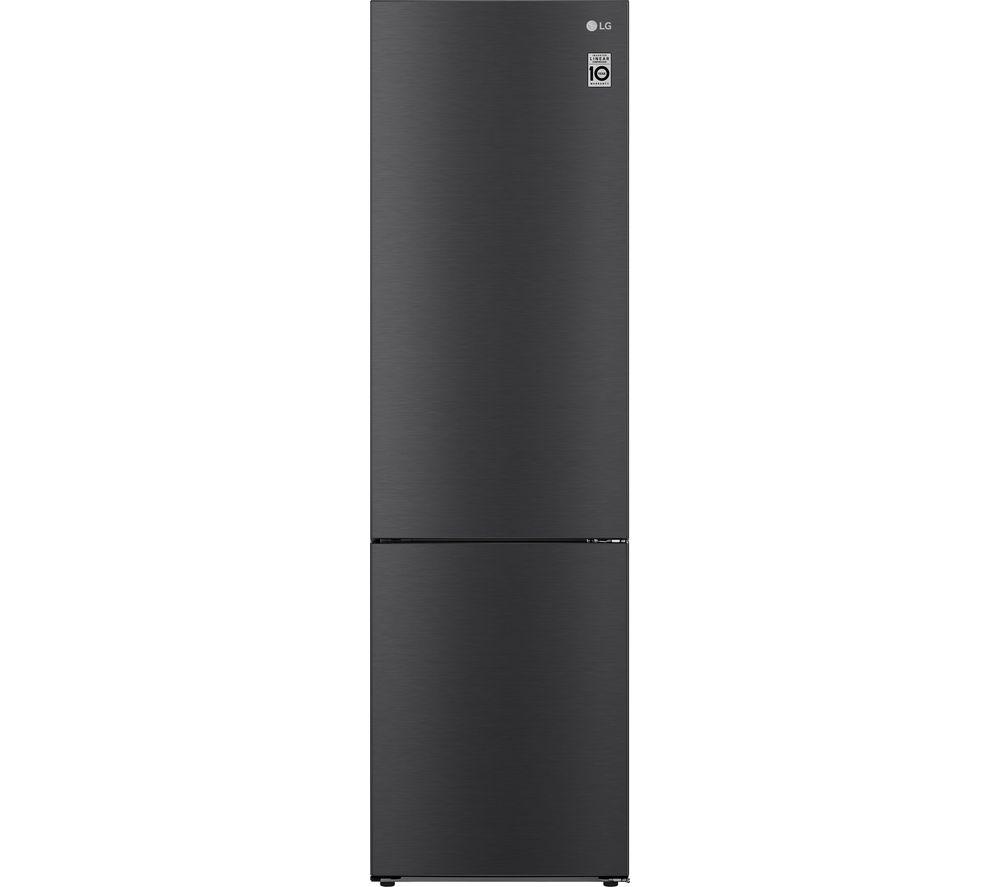 LG NatureFRESH GBP62MCNAC 70/30 Fridge Freezer - Matte Black, Silver/Grey