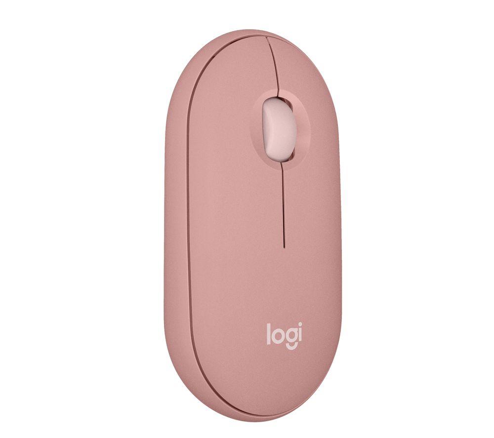 LOGITECH Pebble 2 M350S Wireless Optical Mouse - Rose, Pink