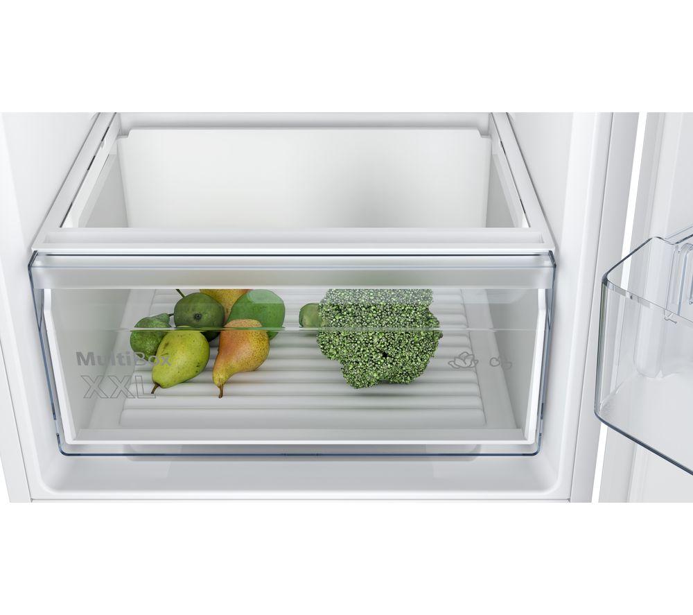 BOSCH Series 2 KIV87NSE0G Integrated 70/30 Fridge Freezer - Sliding Hinge image number 7 of 12