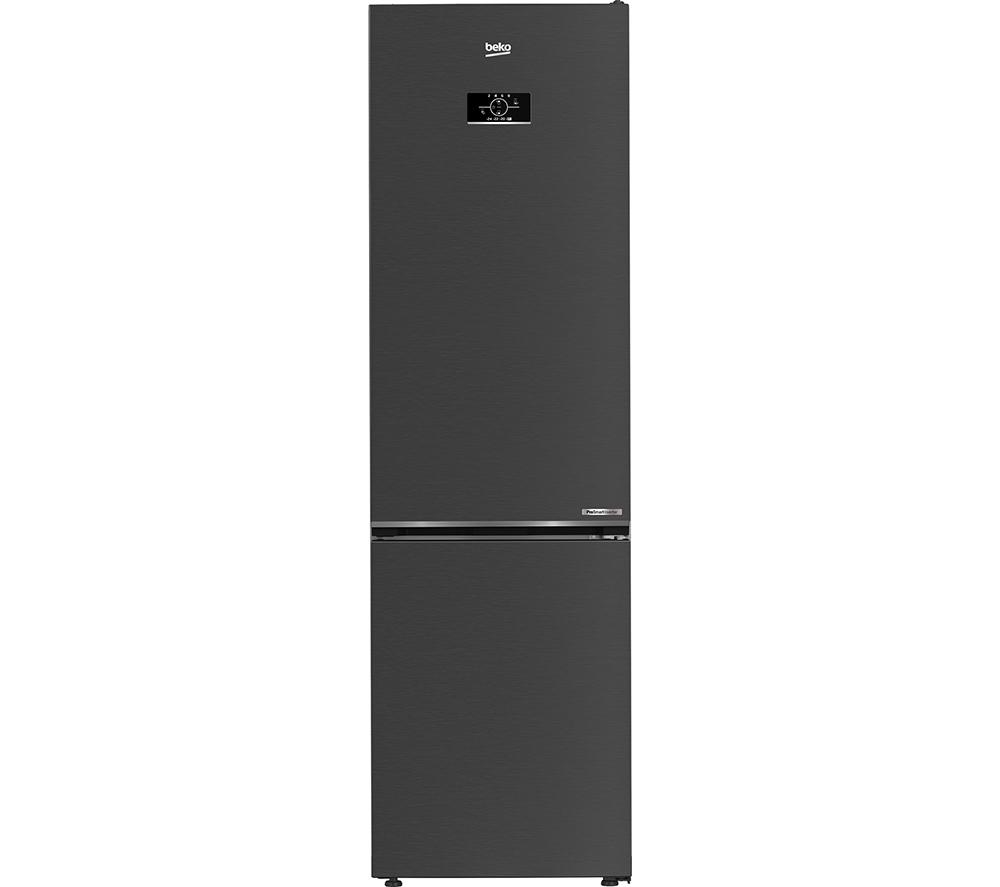 BEKO Pro HarvestFresh CNG6603VPZ 60/40 Fridge Freezer - Black Steel, Black,Silver/Grey