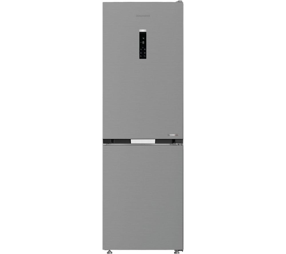 GRUNDIG VitaminZone GKN6686MVN Smart 60/40 Fridge Freezer - Brushed Steel, Brushed Steel