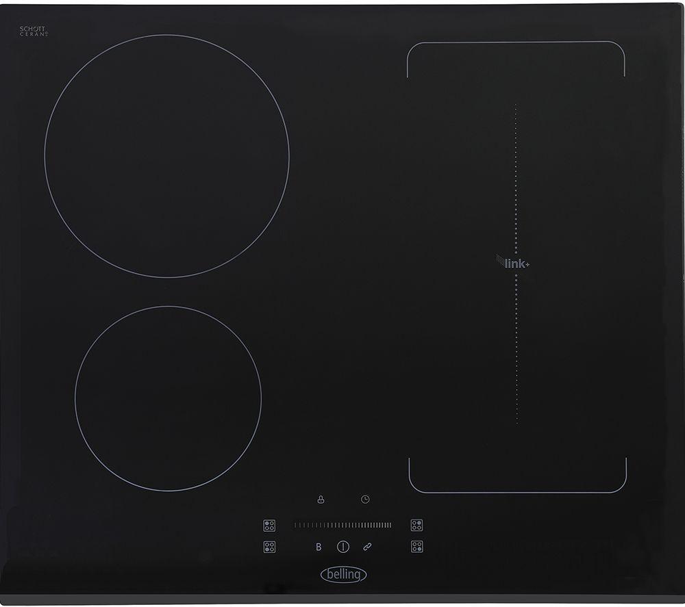 BELLING IHL603 59 cm Electric Induction Hob - Black, Black